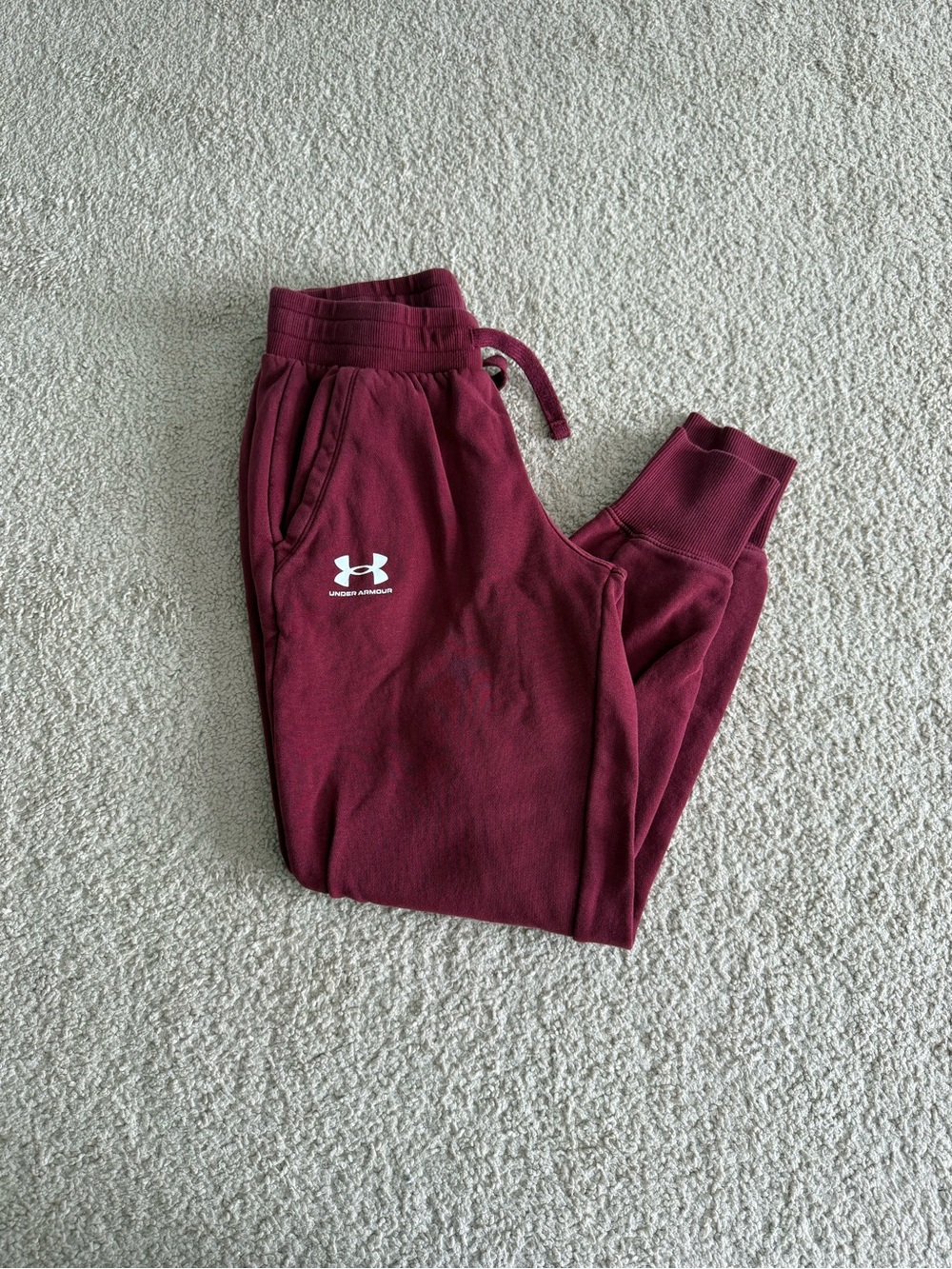 Under Armour Maroon Jogger Sweatpants